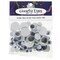 PA Essentials Google Eyes Flat Back Round Assorted Glow In The Dark, 100pcs – Googly Eyes for Crafts, DIY Arts & Crafts, Scrapbooking, Decorations & More